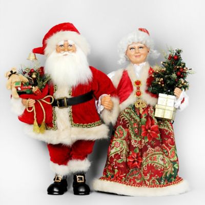 Karen Didion Originals Mr. and Mrs. Claus Traditional - Bed Bath & Beyond