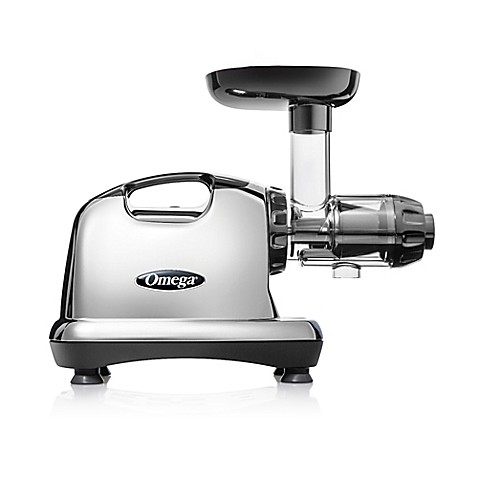 Omega Model J8006 Nutrition Center HD Juicer in Chrome/Black - Bed Bath & Beyond