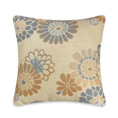 Callington Moonstone Square Throw Pillow in Blue - Bed Bath & Beyond