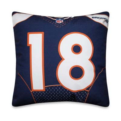 NFL Denver Broncos Peyton Manning Jersey Pillow - Bed Bath & Beyond