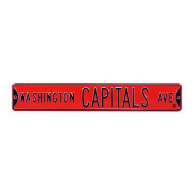 NHL Washington Capitals Steel Street Sign - Bed Bath &amp; Beyond