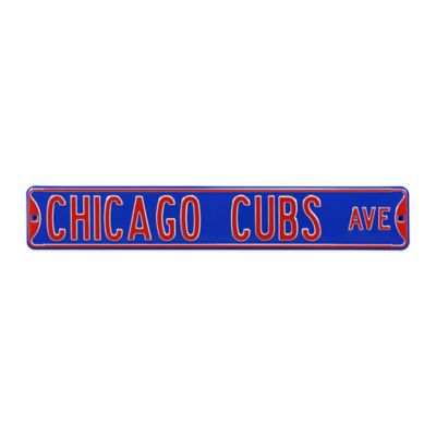 MLB Chicago Cubs Steel Street Sign - Bed Bath & Beyond