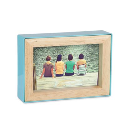 Buy Double Sided Picture Frames from Bed Bath & Beyond - UmbraÃ‚Â® Fotoblock Double-Sided 4-Inch x 6-Inch Frame in Surf