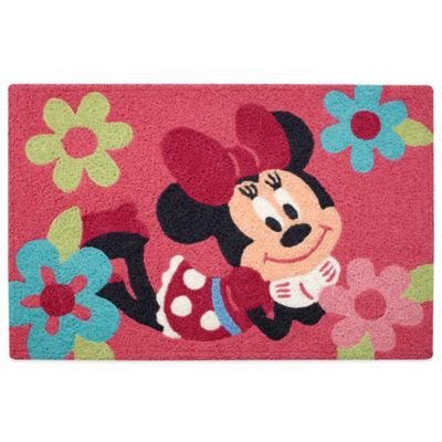 Minnie mouse bathroom rug