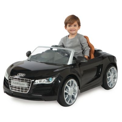 Audi R8 Spyder 6V Battery Ride-On Convertible Sports Car ...