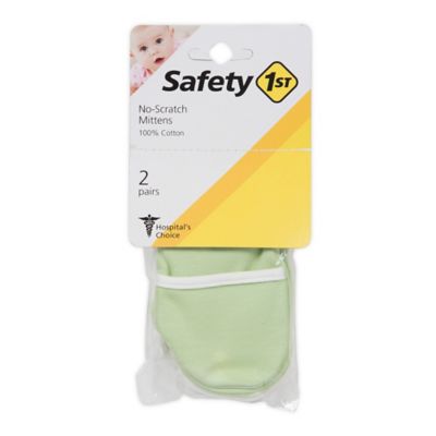 Safety 1streg No Scratch Mittens in Green