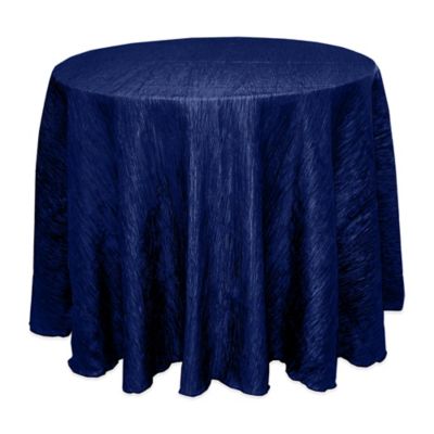 Buy 90 Inch Round Tablecloth from Bed Bath & Beyond - Delano 90-Inch Round Tablecloth in Royal Blue