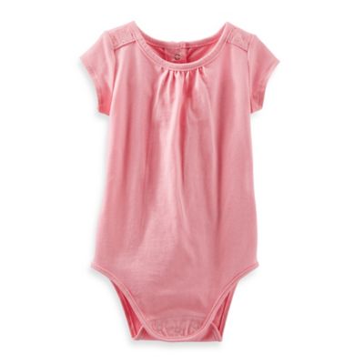 OshKosh B'gosh® Eyelet Bodysuit in Pink - buybuy BABY