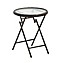 Stratford Wicker Folding Accent Table in Bronze - Bed Bath & Beyond