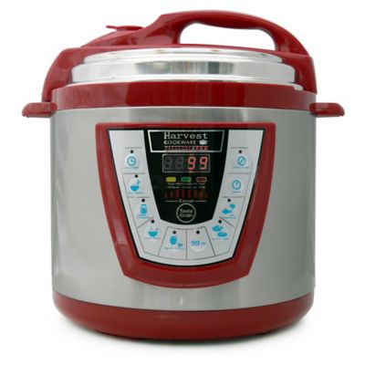 Pressure Pro 6-Quart Electric Pressure Cooker in Red - Bed Bath & Beyond