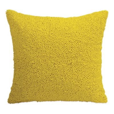 DKNY Gridlock Beaded Square Throw Pillow in Green - Bed Bath & Beyond