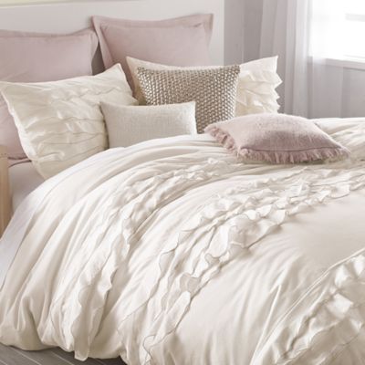 DKNY Flirt Duvet Cover in Off-White - Bed Bath & Beyond