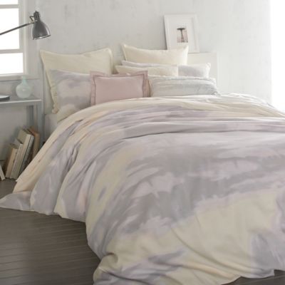 DKNY Mirage Duvet Cover in Butter - Bed Bath & Beyond
