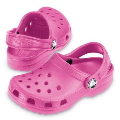 Buy Crocs™ Size 4-5 Kids' Classic in Neon Magenta from Bed Bath & Beyond