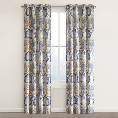 Echo Design™ Jaipur Grommet Top Window Curtain Panel - Bed Bath & Beyond