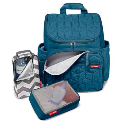 SKIP*HOP® Forma Backpack Diaper Bag in Teal - BedBathandBeyond.com