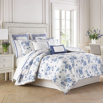 Wedgwood® China Blue Floral Duvet Cover Set - Bed Bath ...