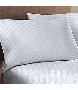 Fundas para almohada estándar de algodón Everhome™ Circle Geometric color azul pastel