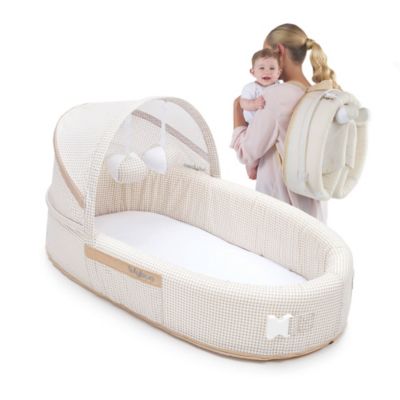 LulyBoo® Baby Lounge To-Go Travel Bed in Natural - Bed ...