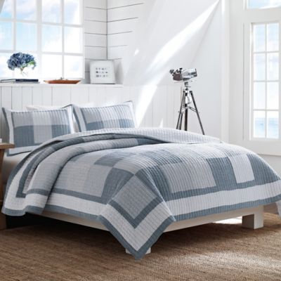 Nautica® Chambray Quilt - Bed Bath & Beyond