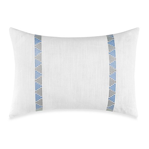 Nautica Makay Breakfast Throw Pillow in White/Aqua - Bed Bath & Beyond