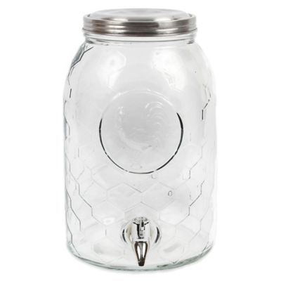 Arthur Court Designs Perla Recycled Glass Beverage Dispenser 5