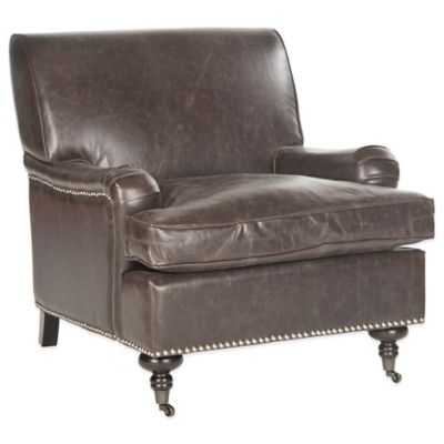 Safavieh Chloe Club Chair in Brown - Bed Bath & Beyond