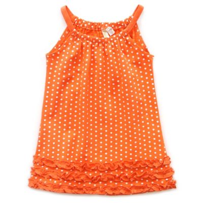 Buy Planet Cotton® Sleeveless Polka Dot Pillow Case Dress in Coral from ...
