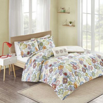 mizone lance reversible comforter set orang