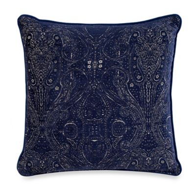 Buy Navy Gold Throw Pillow from Bed Bath & Beyond