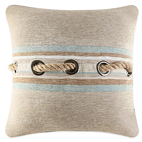 J. Queen New York Newport Jute Rope Square Throw Pillow - Bed Bath & Beyond