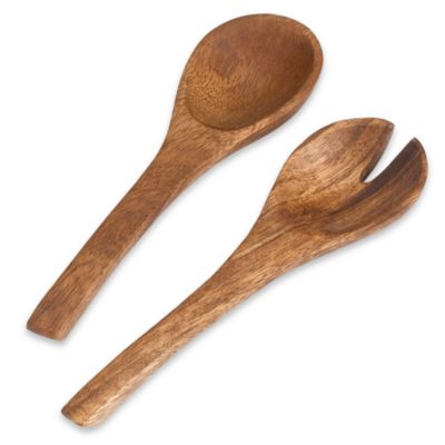 Noritake® Kona Wood Salad Servers - Bed Bath & Beyond