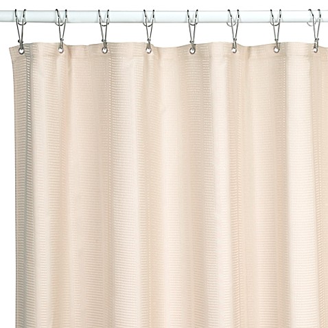Westerly Ivory 72Inch W x 84Inch L Fabric Shower Curtain  Bed Bath  Beyond