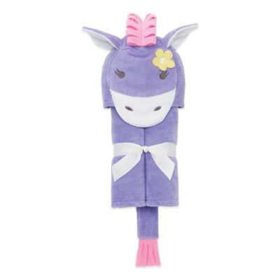 Buy Elegant Baby® Pony Bath Wrap in Purple/Pink from  Bed Bath & Beyond