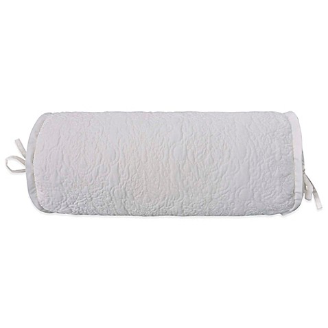 Williamsburg Ariana Neckroll Throw Pillow in White - Bed Bath & Beyond