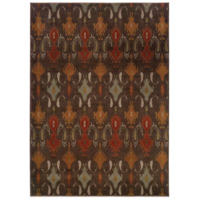 Oriental Weavers Casablanca Ikat Rug in Brown - Bed Bath & Beyond