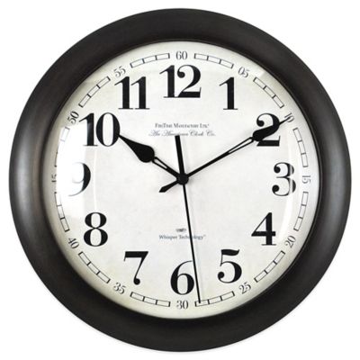 FirsTime® Slim Bronze Wall Clock - Bed Bath & Beyond