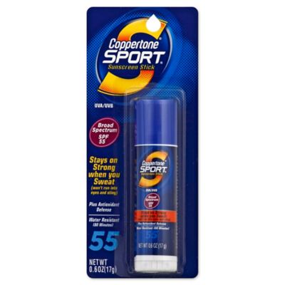 sunscreen coppertone stick sport spf oz bedbathandbeyond