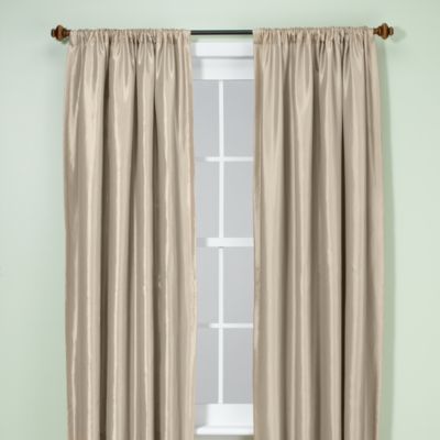 Buy Argentina 72-Inch Rod Pocket Window Curtain Panel in Linen from Bed ...