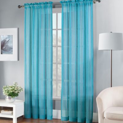 Fiesta® Sheer Window Curtain Panel - Bed Bath & Beyond