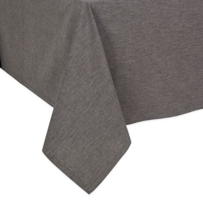 Buy 70 Square Tablecloth from Bed Bath & Beyond - Chambray 70-Inch Square Tablecloth in Black