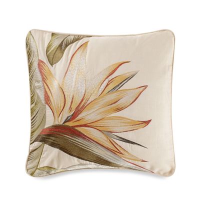 Tommy Bahama® Birds of Paradise Square Throw Pillow - Bed Bath & Beyond