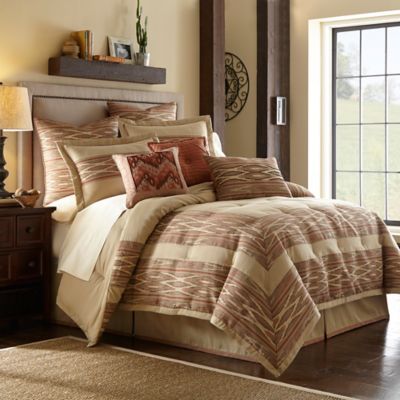 Desert Ridge Comforter Set in Terracotta - Bed Bath & Beyond