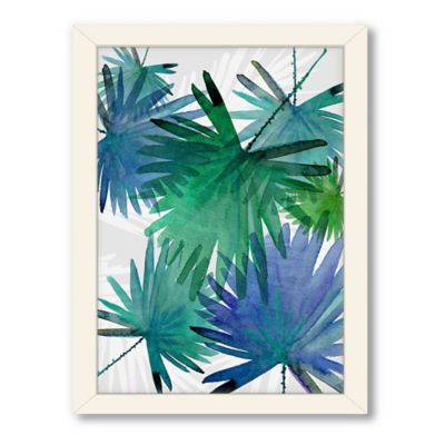 Americanflat Urban Road Collection Tropical 3 Framed Art Work - Bed ...