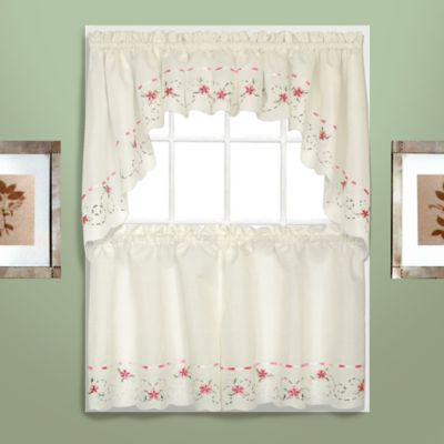 Rachael Window Curtain Tier Pair - Bed Bath & Beyond