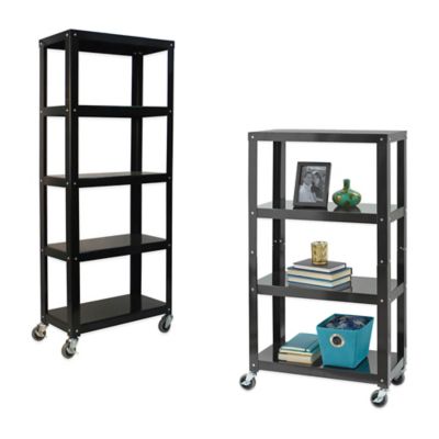 Studio 3B™ Metal Shelving in Black - Bed Bath & Beyond