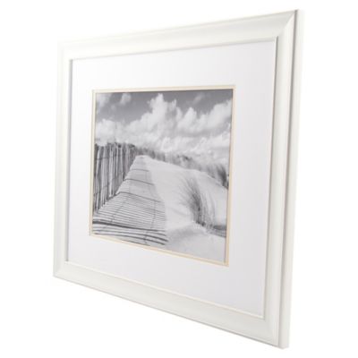 Real Simple® 11-Inch x 14-Inch Distressed Portrait Wall Frame in White ...