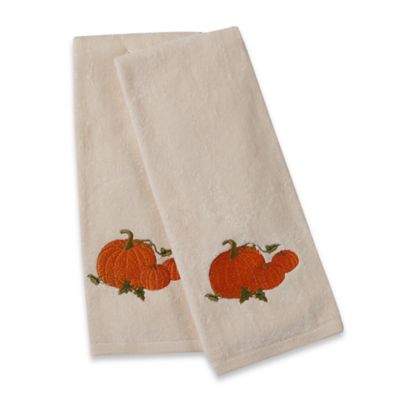 Pumpkin Hand Towels (Set of 2) - Bed Bath & Beyond
