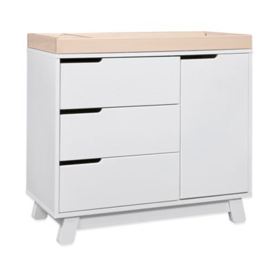 Babyletto Hudson 3-drawer Changer Dresser In White Washed Natural 