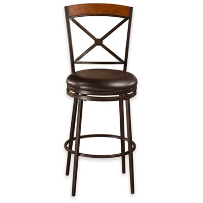 Colton Swivel Stools in Brown - Bed Bath & Beyond